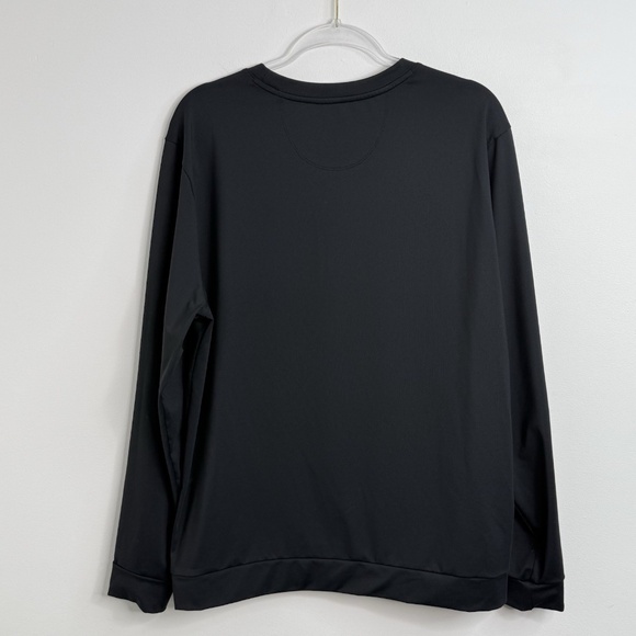 RHONE Essentials Training Crewneck Black Shirt Long Sleeves Men's L - Picture 2 of 12